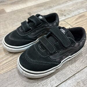 Vans toddler checkered Velcro shoes